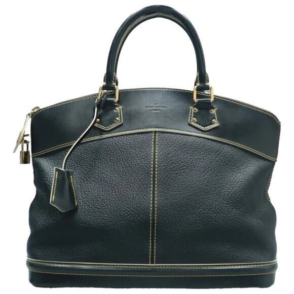 Louis Vuitton Lockit Black Leather Tote 982-061425 - Picture 1 of 12